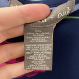 WOMEN'S PLUS DRESS navy floral XXL