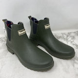 BARBOUR WOMEN'S RAIN BOOTS olive green 7