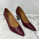 TANYA HEATH WOMEN'S FOOTWEAR burgundy black 41