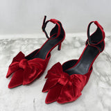 H&M WOMEN'S HEELS red 39