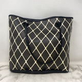 WOMEN'S BAG black ivory geo