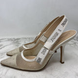 CHRISTIAN DIOR WOMEN'S HEELS cream 38.5
