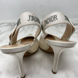 CHRISTIAN DIOR WOMEN'S HEELS cream 38.5