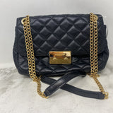 MICHAEL KORS WOMEN'S BAG black gold