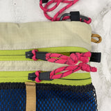 WOMEN'S BAG blue beige pink