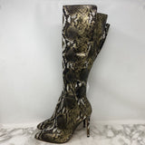 ALDO WOMEN'S BOOTS gold black silver 7