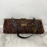 NINE WEST WOMEN'S BAG burgundy yellow