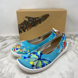 UIN WOMEN'S FLATS aqua yellow red multi 10