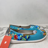 UIN WOMEN'S FLATS aqua yellow red multi 10