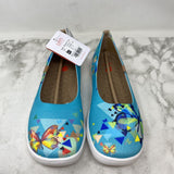 UIN WOMEN'S FLATS aqua yellow red multi 10