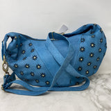 WOMEN'S BAG blue silver