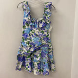 YUMI KIM WOMEN'S DRESS white purple green blue S