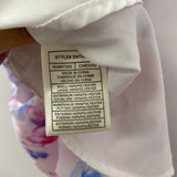 BB DAKOTA WOMEN'S DRESS white pink blue S