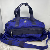 LULULEMON WOMEN'S BAG blue black houndstooth