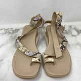 NATURALIZER WOMEN'S SANDALS snake print 10