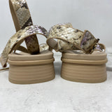 NATURALIZER WOMEN'S SANDALS snake print 10