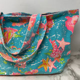 lilly pulitzer WOMEN'S BAG pink aqua wite