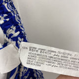 ZARA WOMEN'S SHORTS blue white M