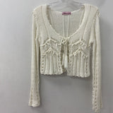 WOMEN'S CARDIGAN cream S/M