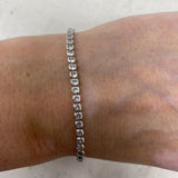 WOMEN'S BRACELET silver clear