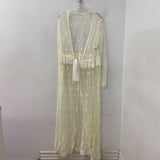 WOMEN'S KIMONO/DUSTER ivory L