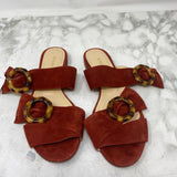 WOMEN'S SANDALS burnt orange 38