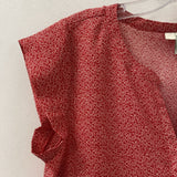 JOIE WOMEN'S BLOUSE/SHIRT red white M