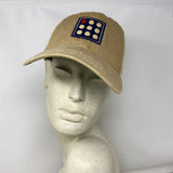 WOMEN'S HAT beige navy red