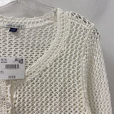 AMERICAN EAGLE WOMEN'S CARDIGAN white L