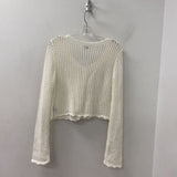 AMERICAN EAGLE WOMEN'S CARDIGAN white L