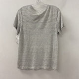 HUDSON NORTH WOMEN'S T-SHIRT white black stripe S