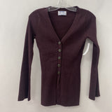 OLD NAVY WOMEN'S CARDIGAN purple XS