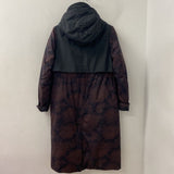 Nobis WOMEN'S COAT black purple floral L