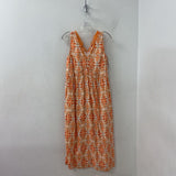 PER UNA WOMEN'S DRESS orange print 8