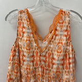 PER UNA WOMEN'S DRESS orange print 8