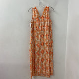 PER UNA WOMEN'S DRESS orange print 8