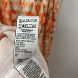 PER UNA WOMEN'S DRESS orange print 8