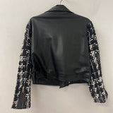 GABBY ISABELLA WOMEN'S COAT black white grey M
