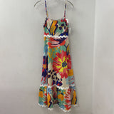 WOMEN'S DRESS white beige multi S