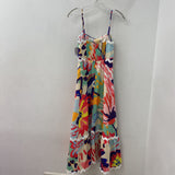 WOMEN'S DRESS white beige multi S