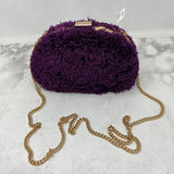 ZARA WOMEN'S BAG purple gold