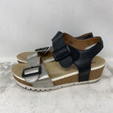 JOSEF SEIBEL WOMEN'S SANDALS black silver 40