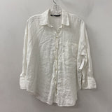 ZARA WOMEN'S BLOUSE/SHIRT white XS