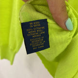 POLO ralph lauren WOMEN'S SWEATER neon yellow S