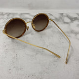 LINDA FARROW WOMEN'S SUNGLASSES brown