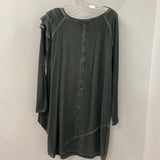 ELISA CAVALETTI WOMEN'S DRESS grey copper XL