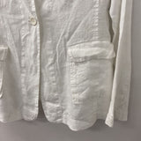 EILEEN FISHER WOMEN'S BLAZER/JACKET white M