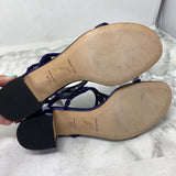 RENE CAOVILLA WOMEN'S SANDALS purple blue black 37.5