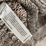 EILEEN FISHER WOMEN'S SWEATER grey white mix M