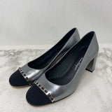 Salvatore Ferragamo WOMEN'S FOOTWEAR silver black 10